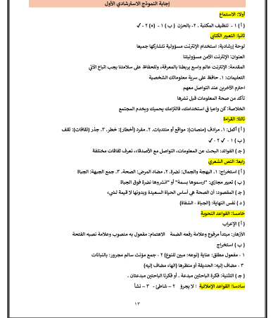نماذج امتحانات لغة عربية للصف الخامس الابتدائي ترم نماذج امتحانات لغة عربية للصف الخامس الابتدائي ترم